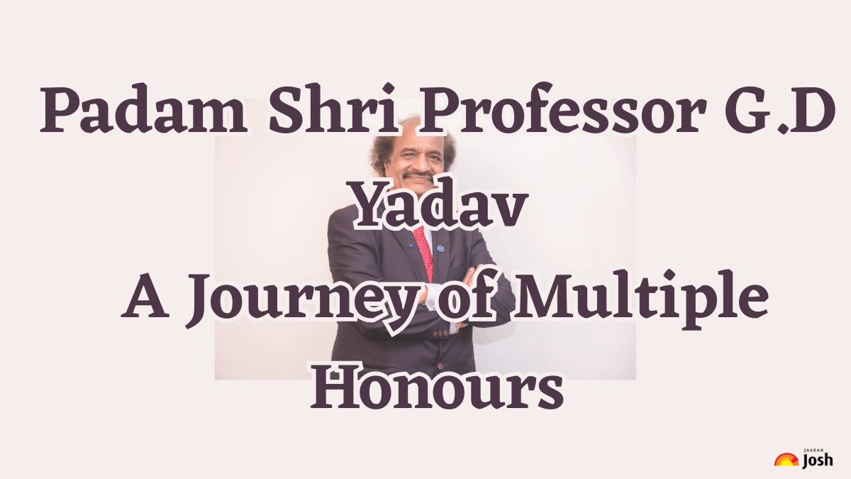 Padam Shri Professor G.D Yadav: A Journey of Multiple Honours