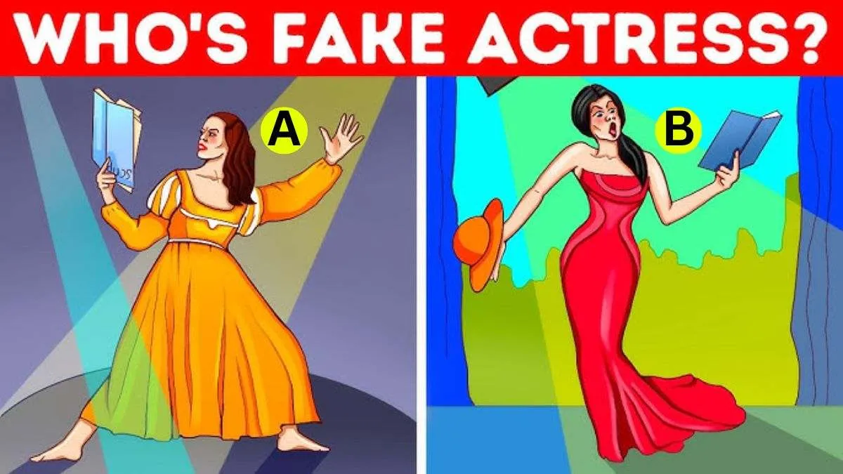 Spot who's a fake actress?