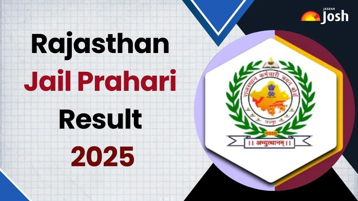 Rajasthan Jail Prahari Result 2025
