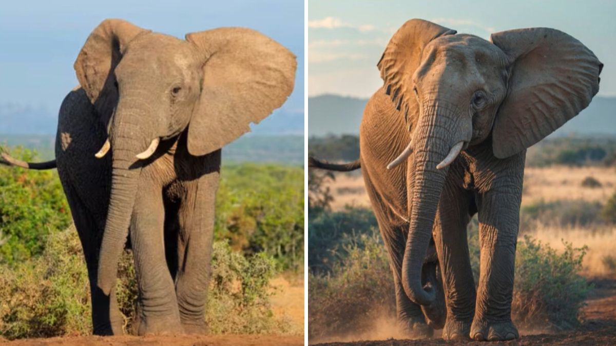AI vs Real: You Are One In A Million If You Can Spot The Fake Elephant In 12 Seconds? Test Your Observation Skills!

