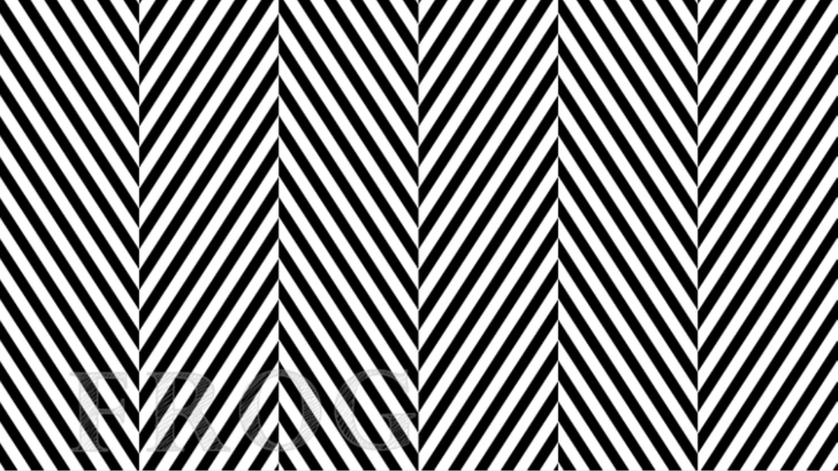 Using Your Super-Eye Skill with 143+ IQ Level, Find Out the Hidden Word in this Zig-Zag Optical Illusion