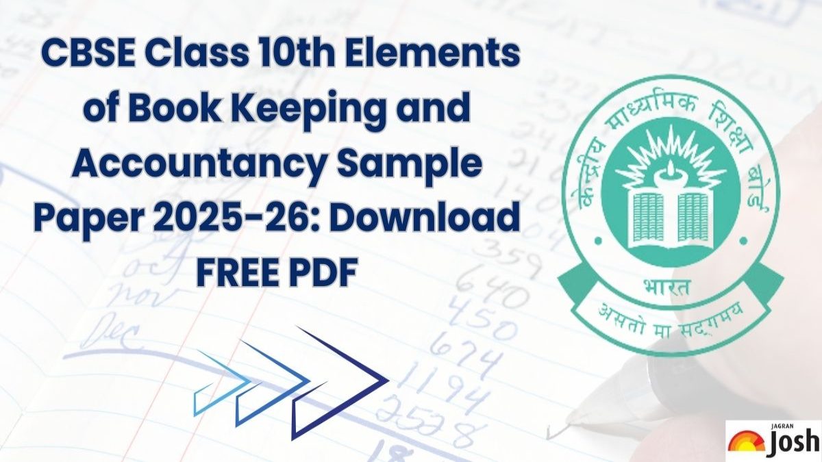 CBSE Class 10th Elements of Book Keeping and Accountancy Sample Paper 2025-26: Download FREE PDF