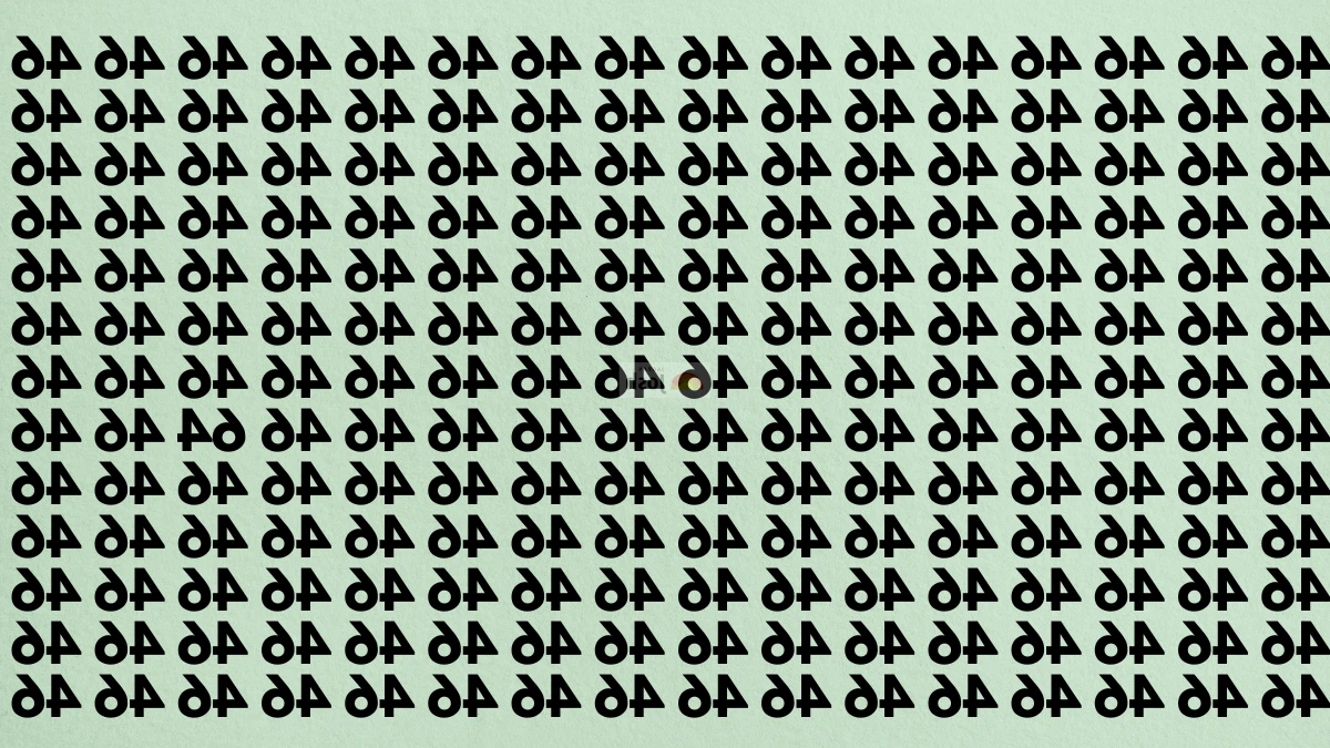 If you possess HD eyes and an IQ of 140 or higher, find the inverted 64 in 7 seconds!