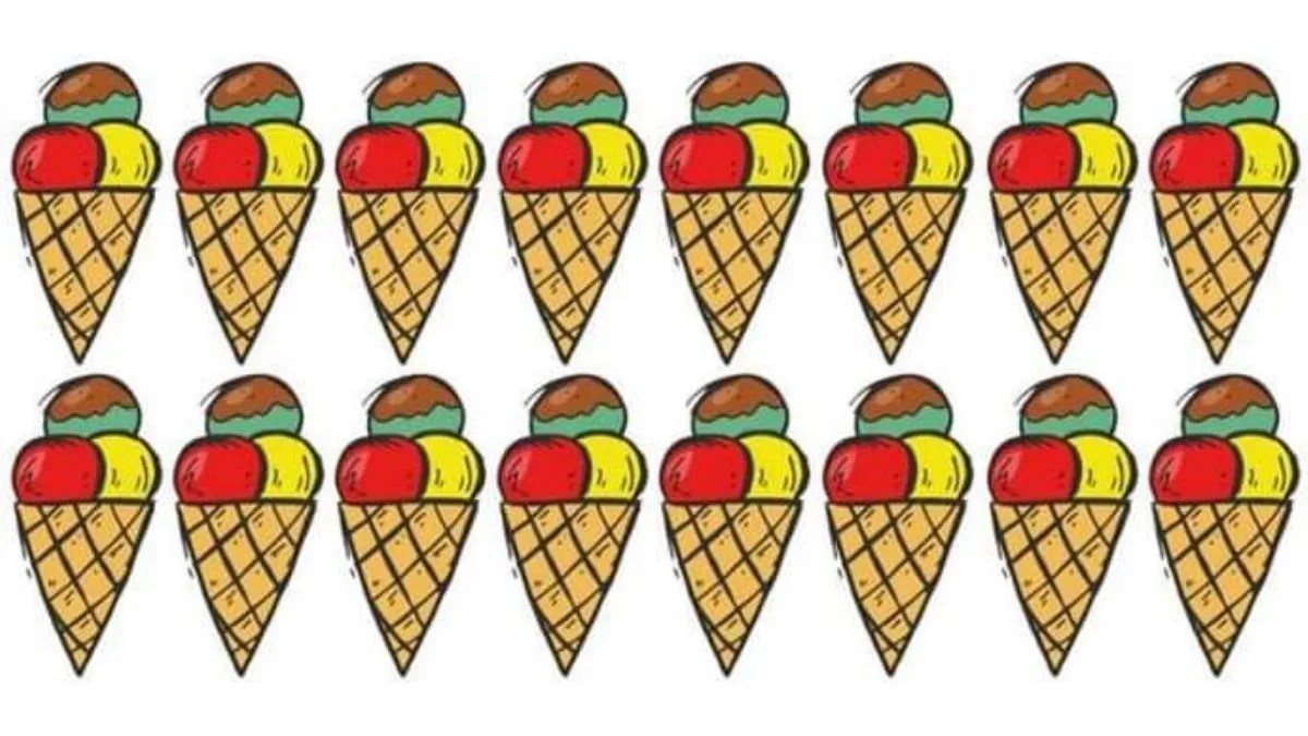 Spot the odd ice cream.