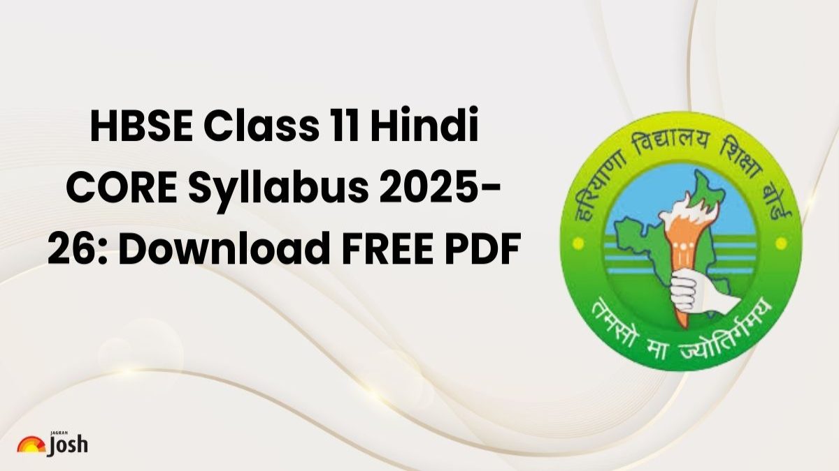 HBSE Class 11 Hindi (CORE) Syllabus 2025-26: Download FREE PDF
