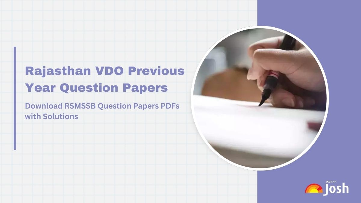 Rajasthan VDO Previous Year Question Paper, Download Last Year Paper PDFs with Solutions

