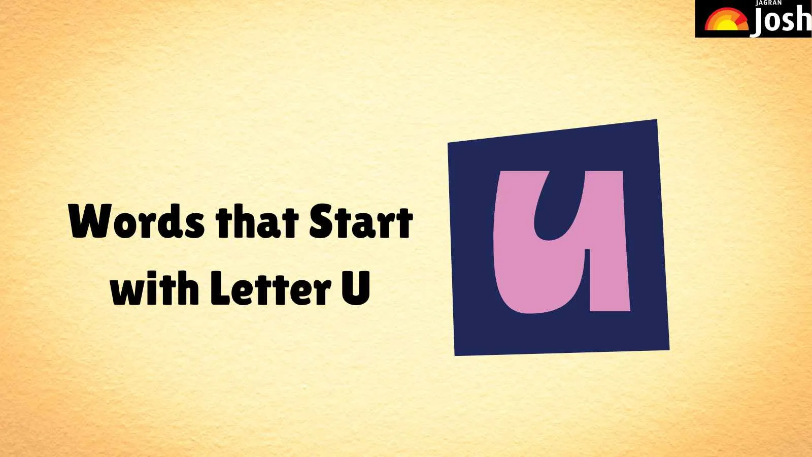 Words Starting with U