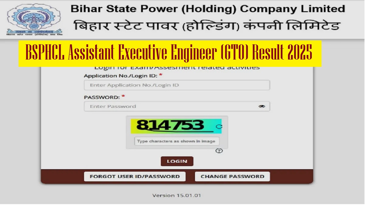 BSPHCL Assistant Executive Engineer (GTO) Result 2025 Out at bsphcl.co.in, Check Merit List PDF Here