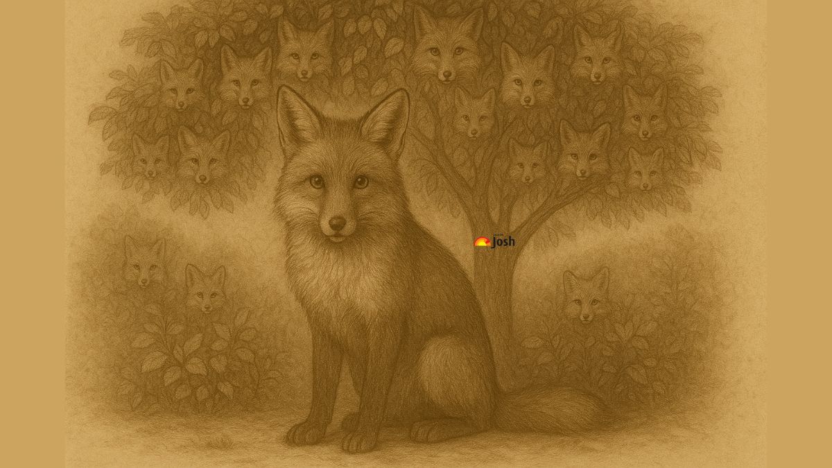 If you possess Hawk-Eye Vision with 20/20 EyeSight, Then Count the Number of Foxes in this Beautiful Artwork Optical Illusion