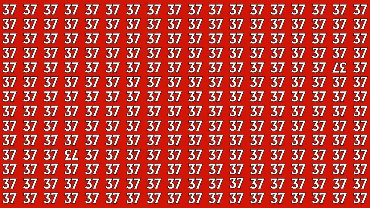 Find out the Inverted “37” and “73” in this “37” Repeating Unintelligible Brain Teaser Series