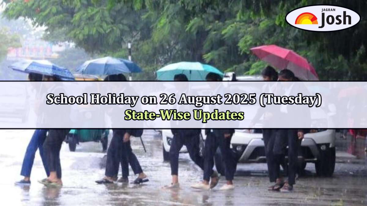 School Holiday on 26 August 2025 (Tuesday): Schools Closed in THESE States Due to Rains & Regional Festivals
