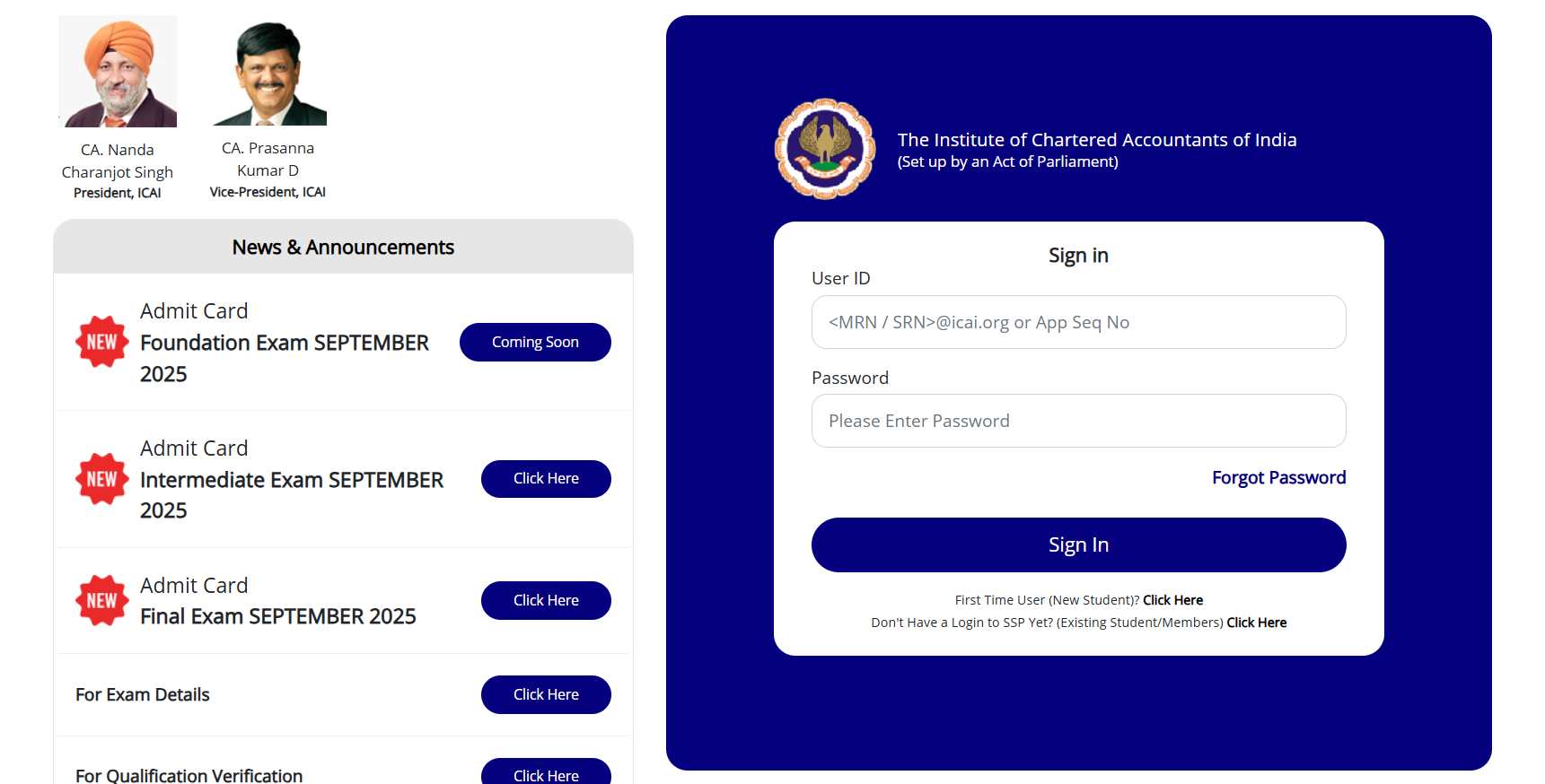 ICAI CA Foundation Admit Card 2025 to be Released Soon at eservices.icai.org; Direct link here