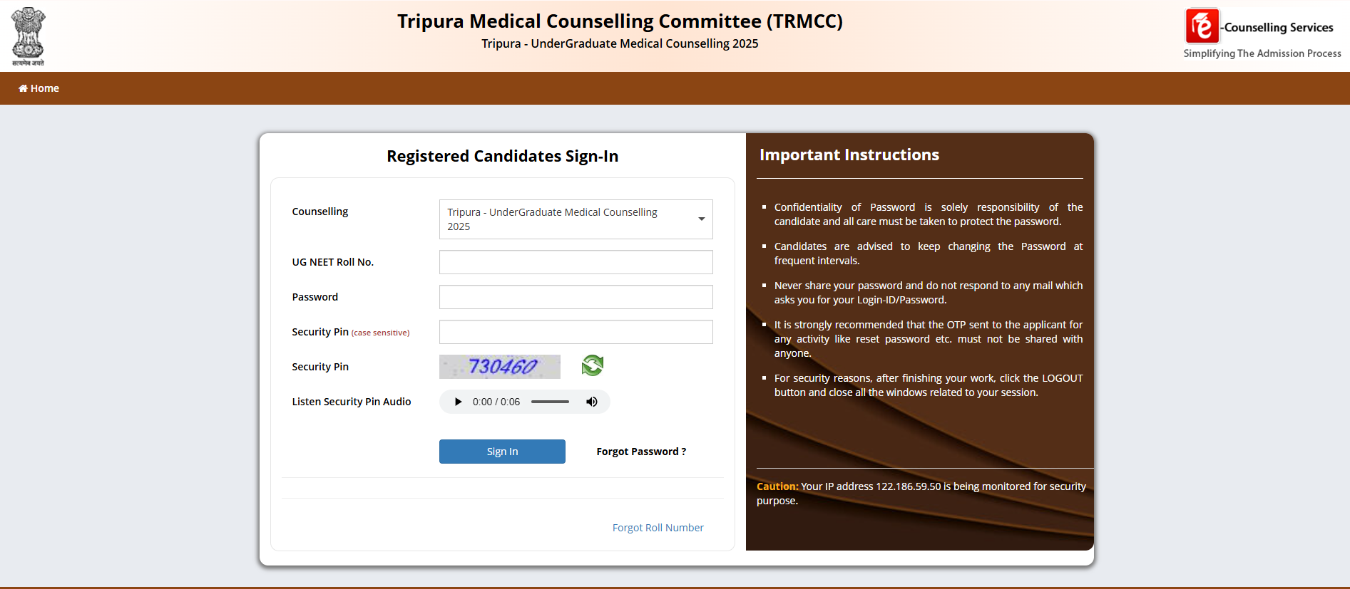 Tripura NEET 2025: Round 1 Counselling Seat Resignation Window Open Till August 28; Direct link at trmcc.admissions.nic.in