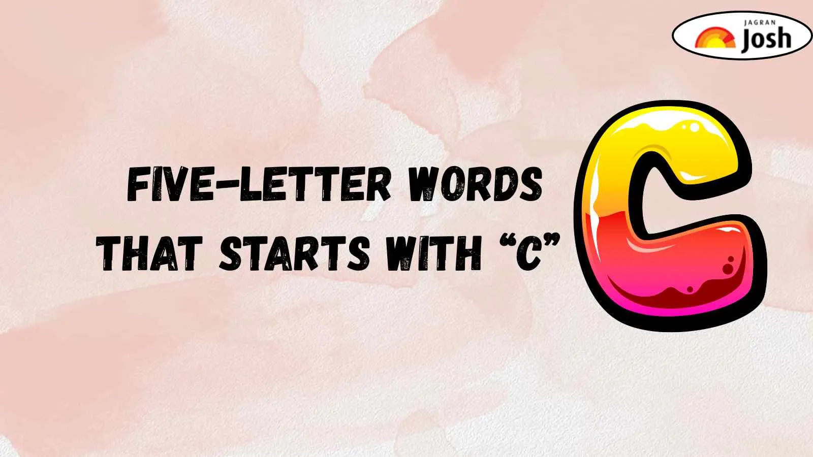 Five Letter Words Starting with C