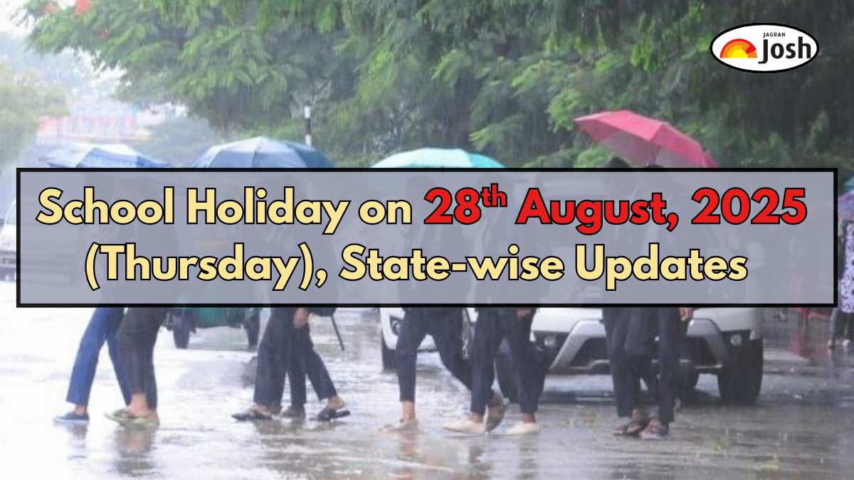 School Holiday on 28 August 2025 (Thursday): Schools Closed in THESE States Due to Rains & Regional Festivals