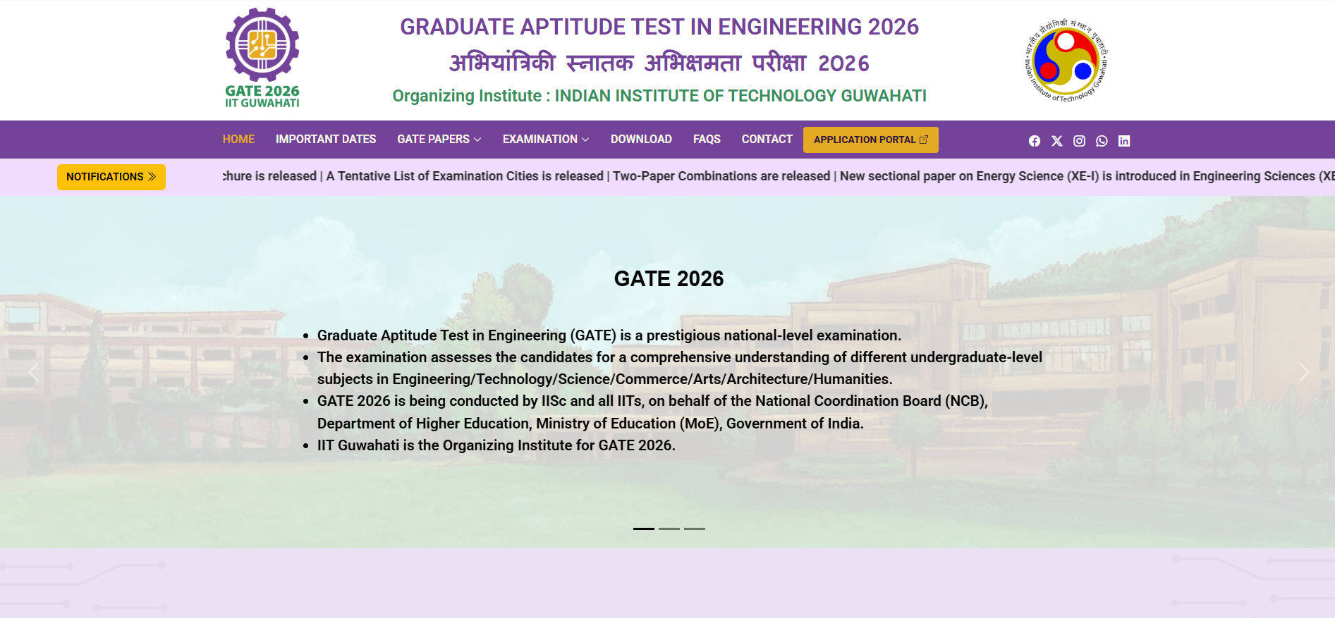 GATE 2026 Registration Begins Tomorrow: Apply at gate2026.iitg.ac.in, Check Steps, Documents Required