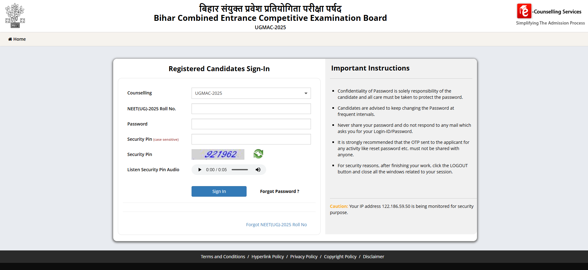 Bihar NEET UG Counselling 2025: UGMAC Round 1 Documents Verification Starts Today; Details here