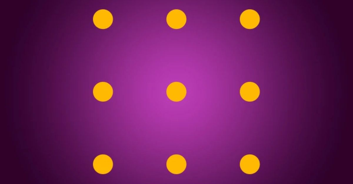 Do You Have the Logical Mind of Albert Einstein and a High IQ of 147 to Solve This Square Dot Connection Challenge?