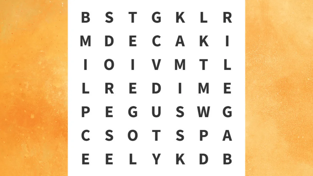 Word Puzzle: Find "GATE" in 9 seconds