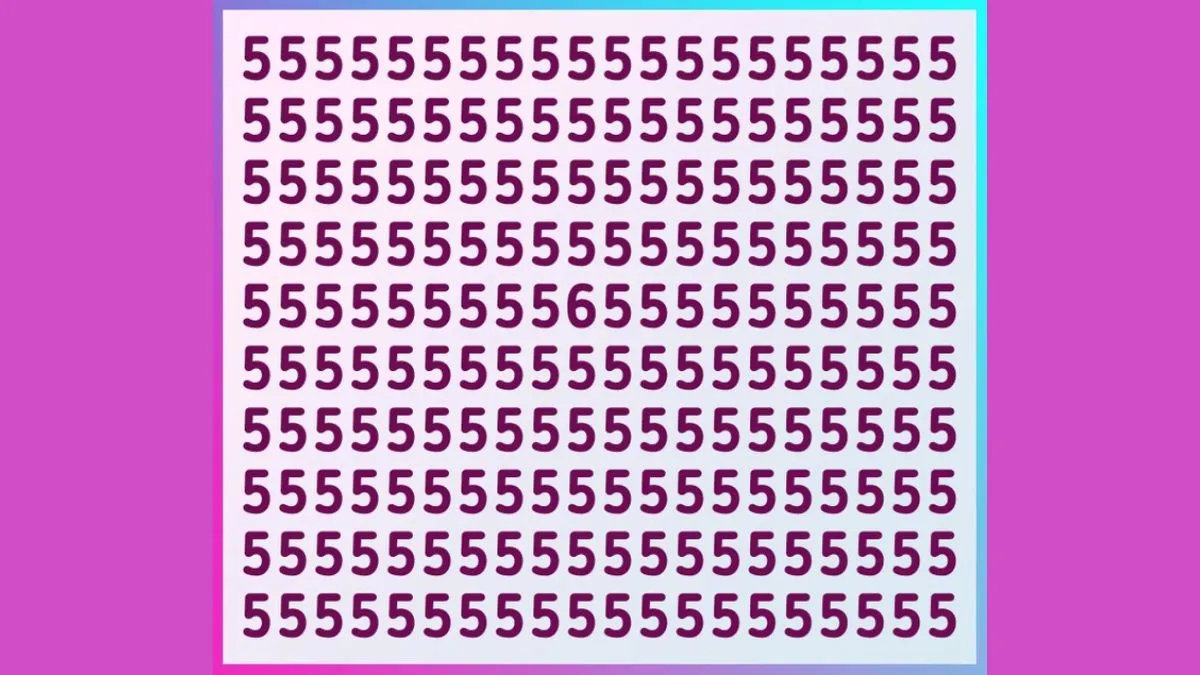 Find out the Odd Number in this “5” Repeating Series Brain Teaser