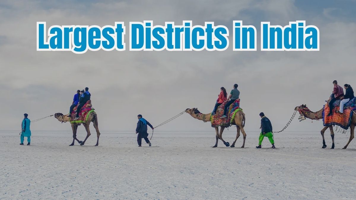 Top 5 Largest Districts in India: Three of them are in Rajasthan