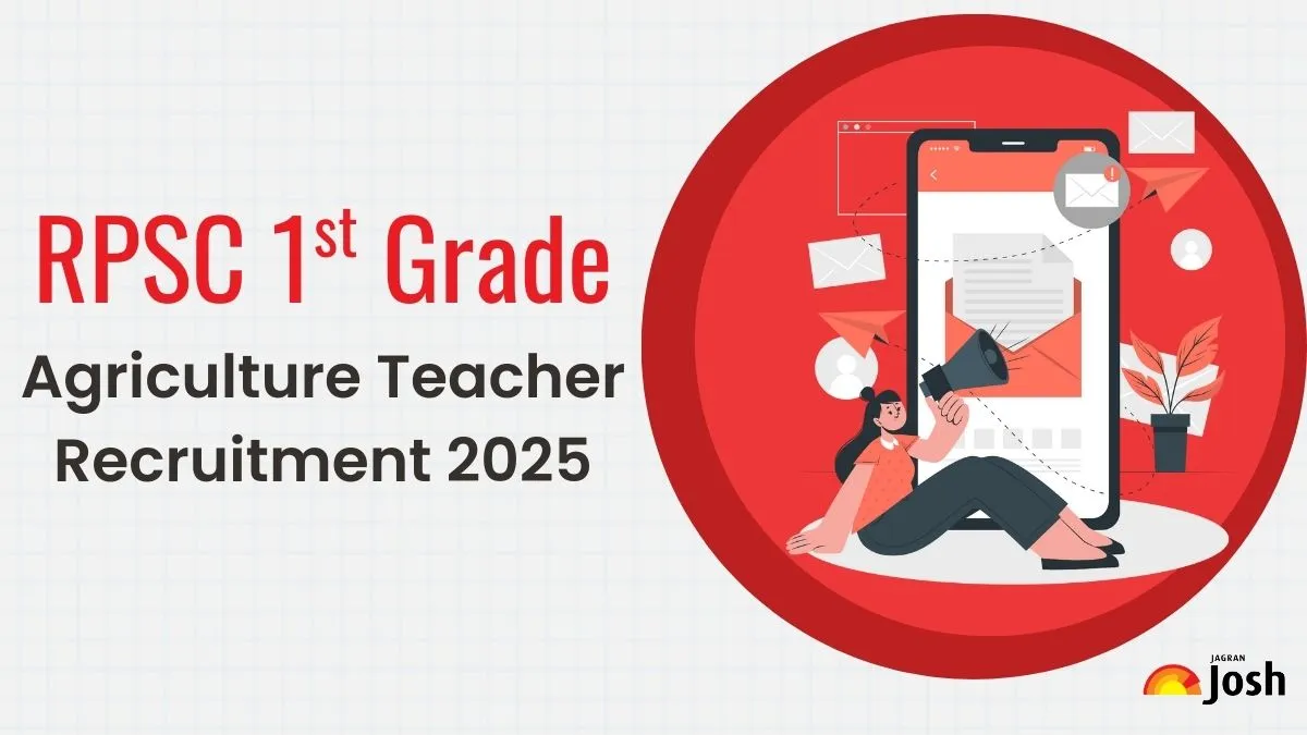 RPSC 1st Grade Agriculture Teacher Recruitment 2025