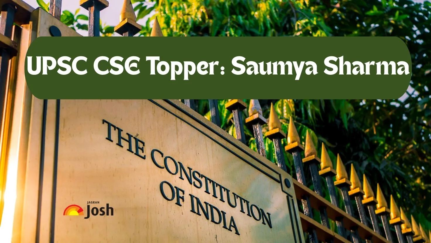 Read about the Journey of IAS Saumya Sharma
