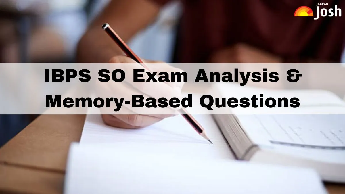 IBPS SO Prelims Exam Analysis 2025 – August 30, Shift 1 Paper Review and Good Attempts
