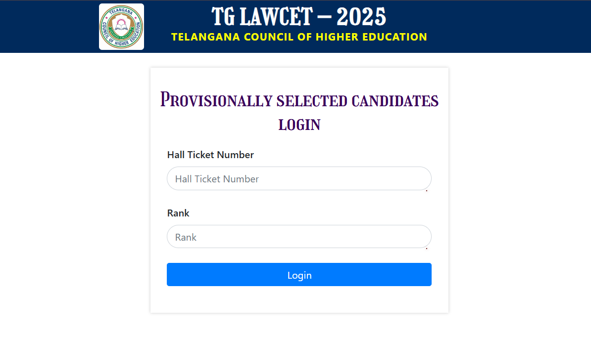 TS LAWCET 2025 Phase 1 Provisional Allotment List Released at lawcetadm.tgche.ac.in; Check Complete List Here