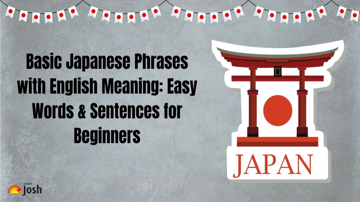Basic Japanese Phrases with English Meaning: Easy Words & Sentences for Beginners