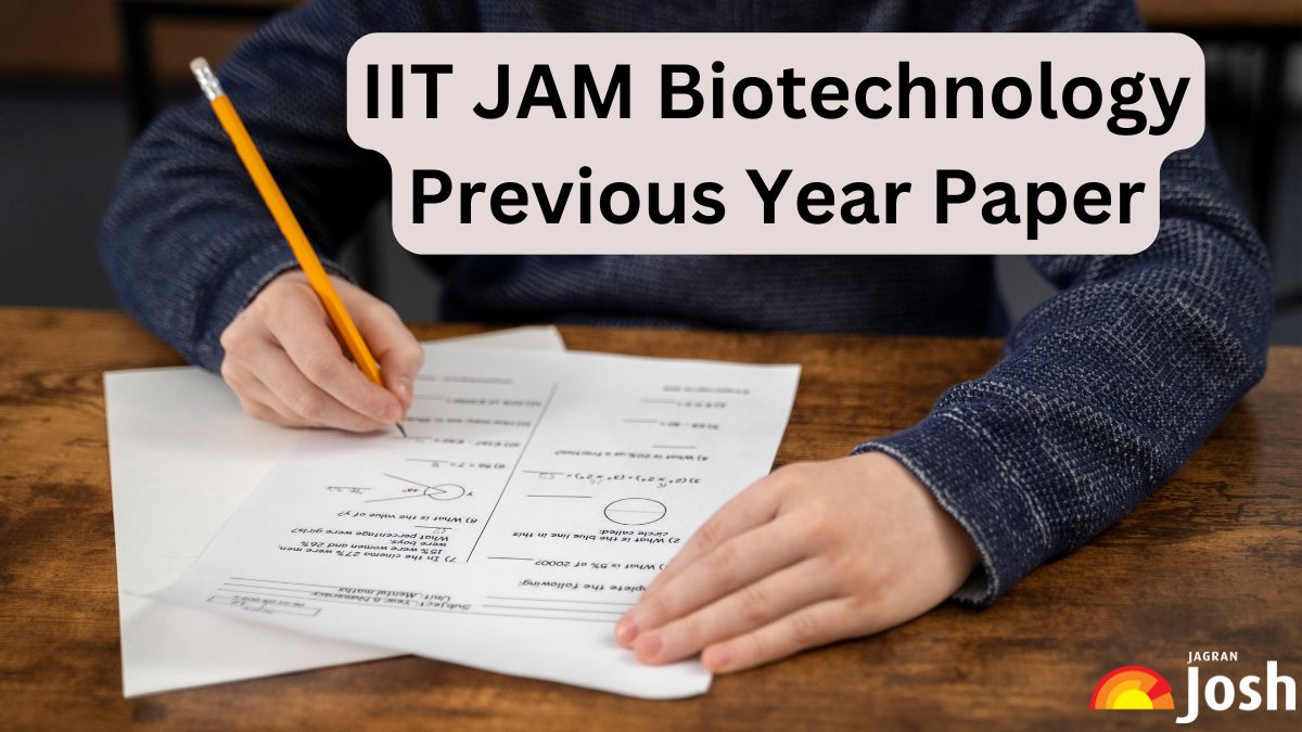 IIT JAM Biotechnology Question Paper with Solution, Download Previous Year Question Paper PDF