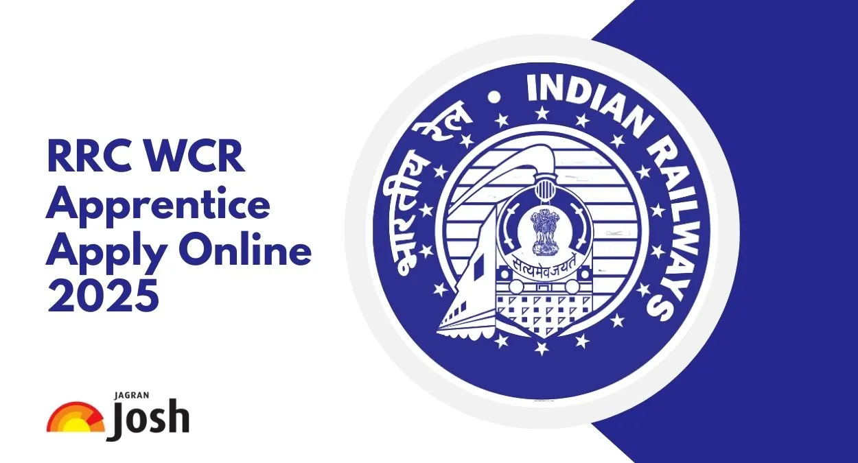 RRC WCR Apprentice Apply Online 2025 Begins at wcr.indianrailways.gov.in for 2865 Posts