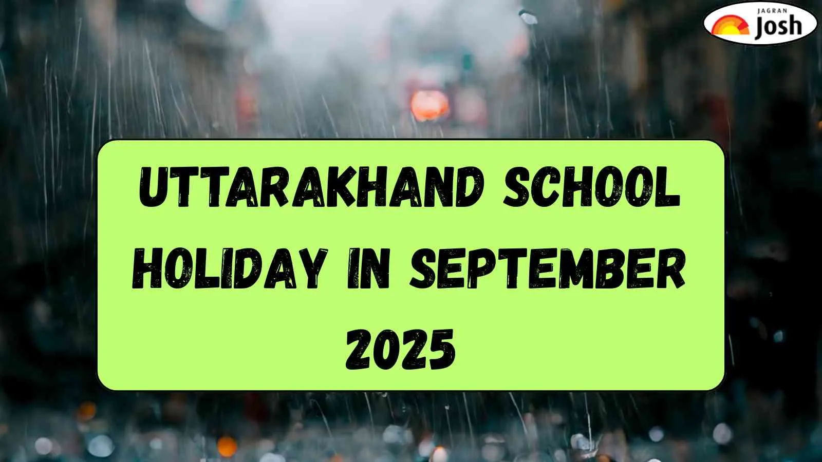Uttarakhand School Holiday in September 2025
