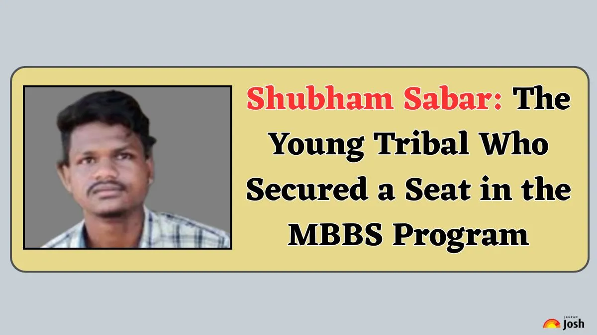 Shubham Sabar The Young Tribal Who Secured a Seat in the MBBS Program