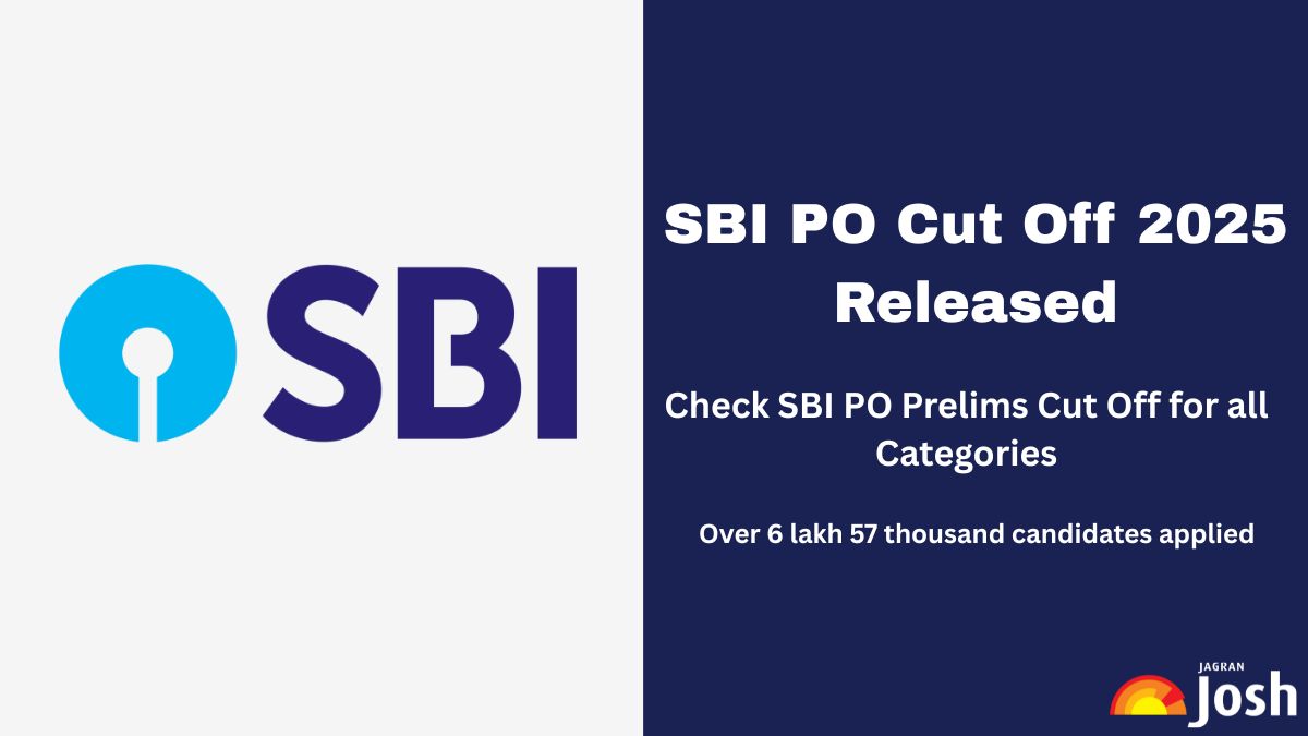 SBI PO Cut Off 2025 Out: Check Category-wise Prelims Cut-Off Marks Here