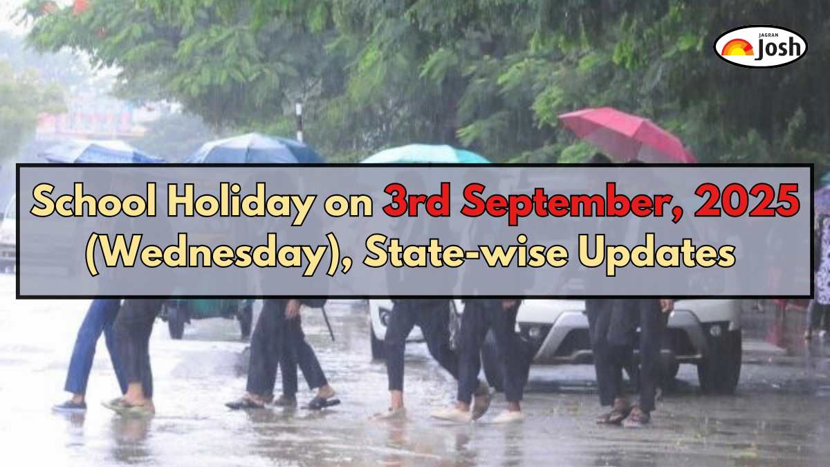 School Holiday on 3rd September 2025 (Wednesday): Schools Closed in THESE States Due to Rains & Regional Festivals
