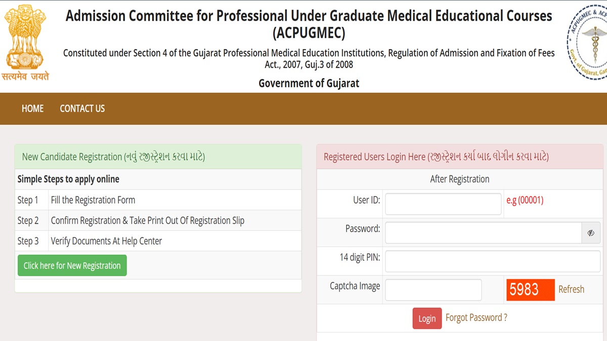 Gujarat NEET UG Round 2 Registrations Begin at medadmgujarat.org, Apply Until 5 September