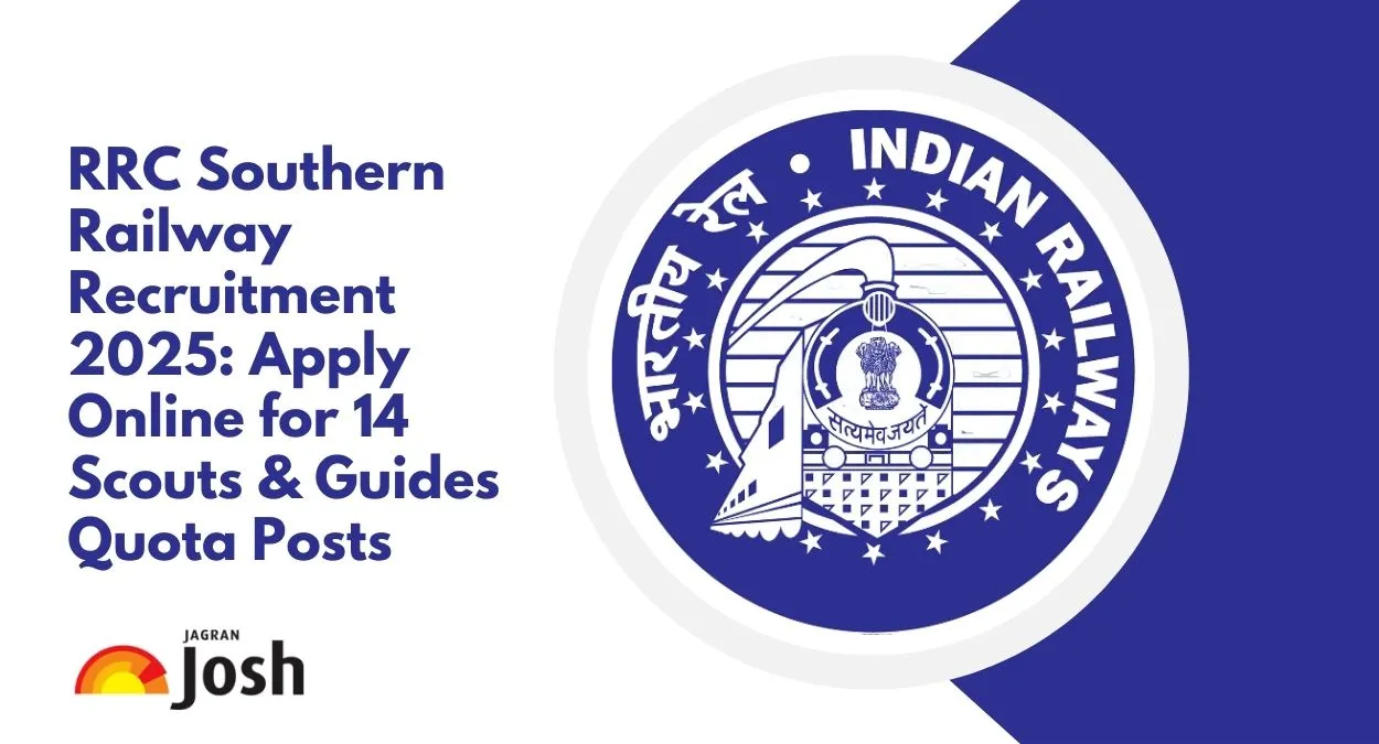 RRC Southern Railway Recruitment 2025: Apply Online for 14 Scouts & Guides Quota Posts