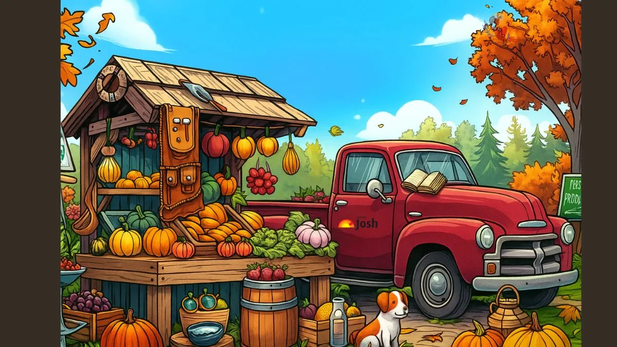 Find Out the Hidden Macaw in this Autumn Scene Artwork Illusion