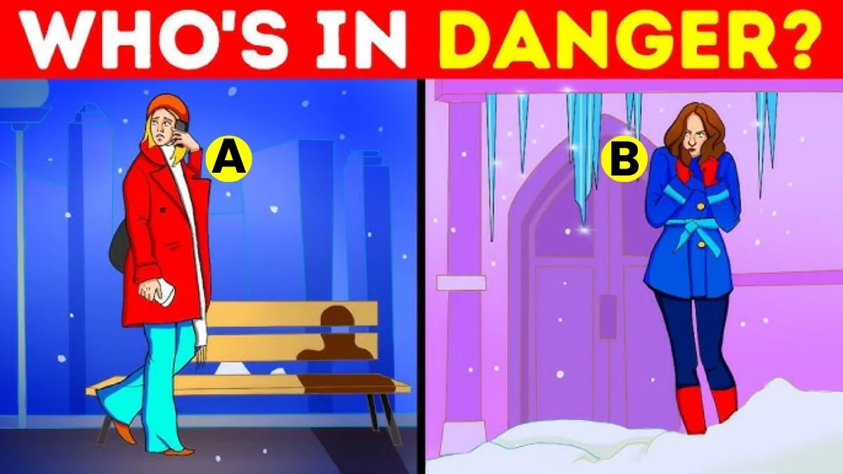 Solve this viral brain teaser! Can you tell who is in danger?