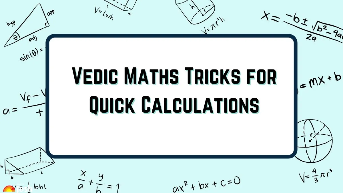 Maths Tricks and Formulas
