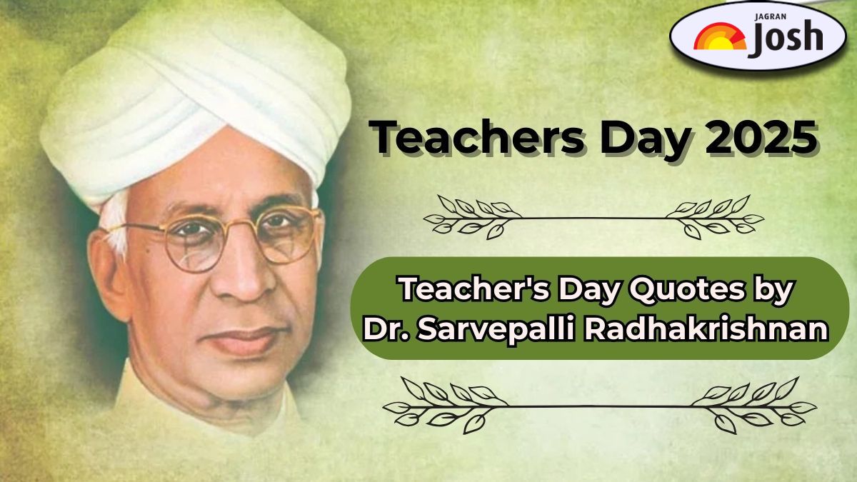 30+ Inspirational Quotes by Dr. Sarvepalli Radhakrishnan on Teacher's Day for Students and Teachers