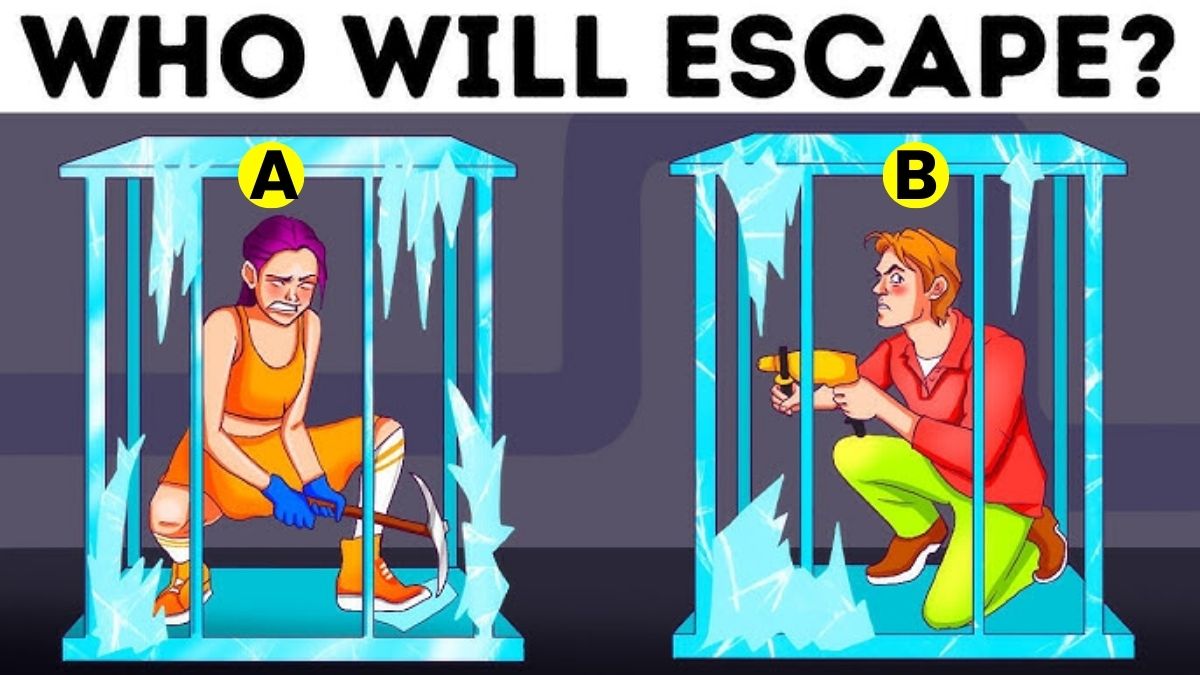 Who Will Escape In 10 Seconds? 80% Will Fail This Tricky Brain Teaser Riddle!