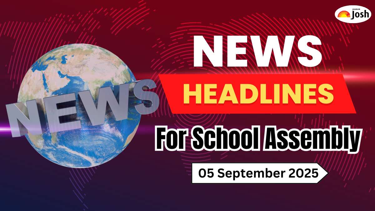 School Assembly Headlines Today (05 September): NIRF Rankings Released, GST Tax Reform, and World Boxing Championships, and Other News in English