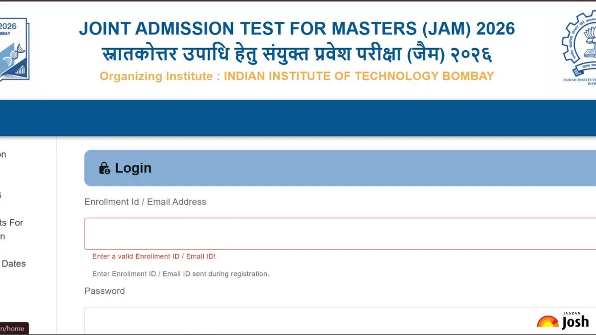 JAM 2026 Seat Intake, Application Procedure and other details (Online Registration Started)