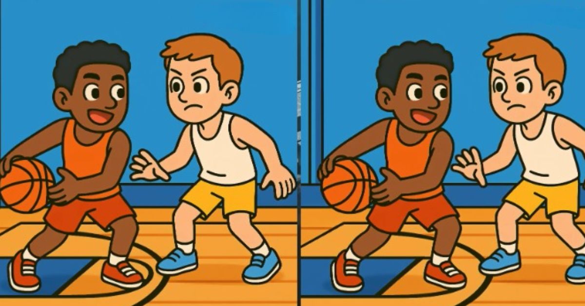 Spot the 3 Differences in Children Playing Basketball Beat the 23-Second Challenge!