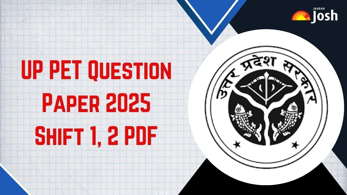 यूपी PET क्वेश्चन पेपर 2025: डाउनलोड करें शिफ्ट 1, 2 पीईटी प्रश्न पत्र PDF