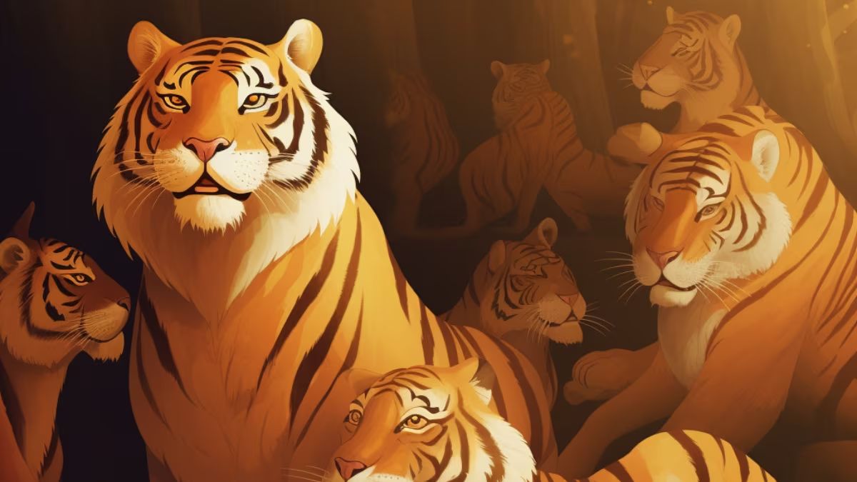 How Many Tigers Do You See? 12 Seconds To Prove You Are An Optical Illusion Mastermind With Sharpest Eyes!
