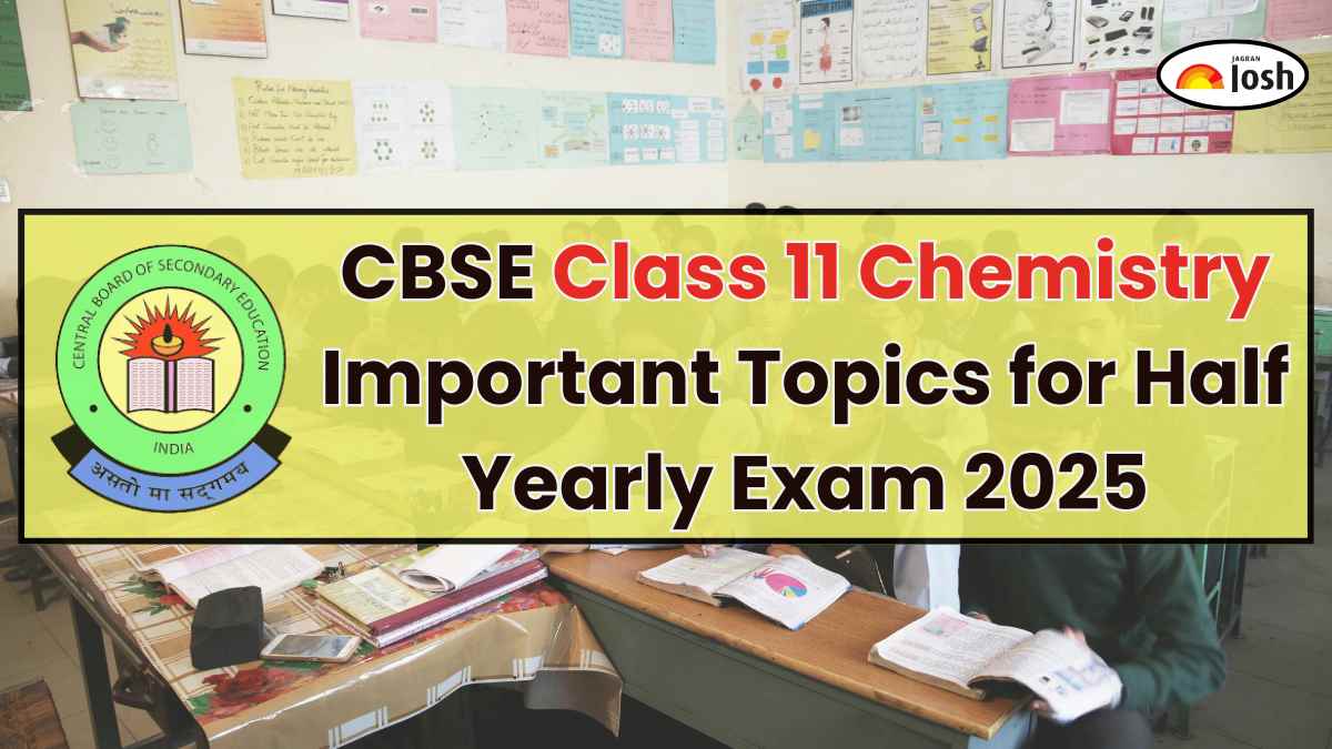 CBSE Class 11 Chemistry Important Topics for Half Yearly Exam 2025