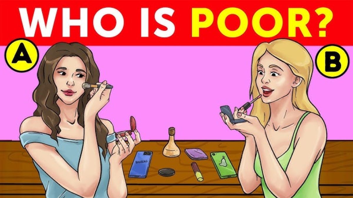 Spot Who Is Poor In 15 Seconds? Test Your Intuition And Decision-Making Skills With This Trickly Riddle!